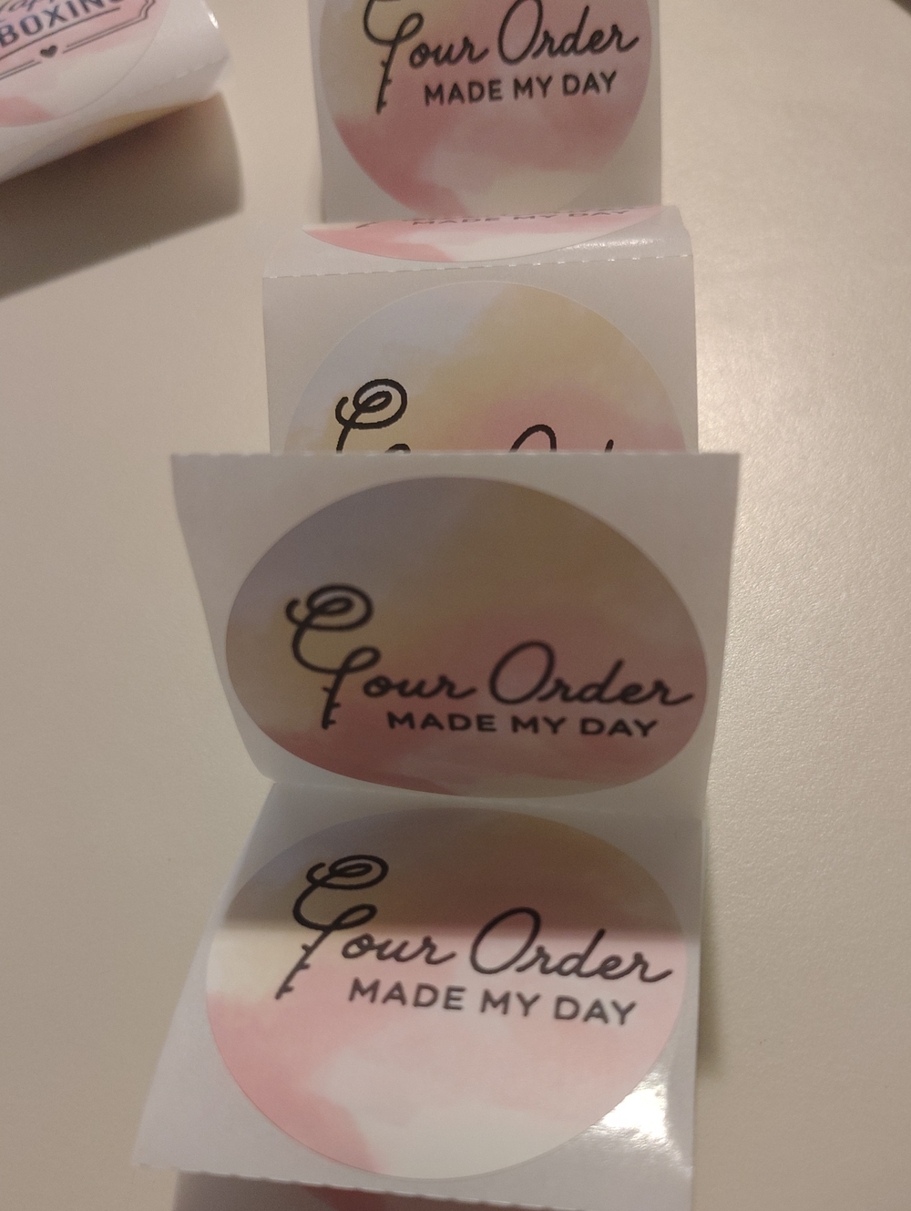 20 Made My Day Pink Bath & Body Sticker